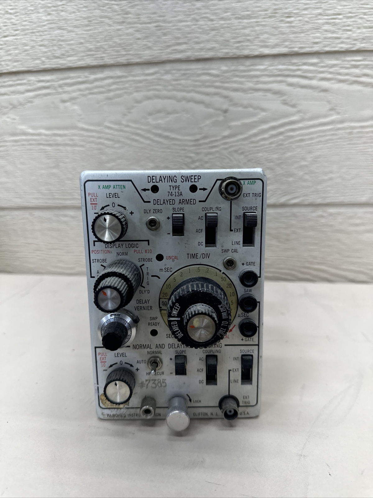 Fairchild Type 74-13A Delaying Sweep Plug In Unit