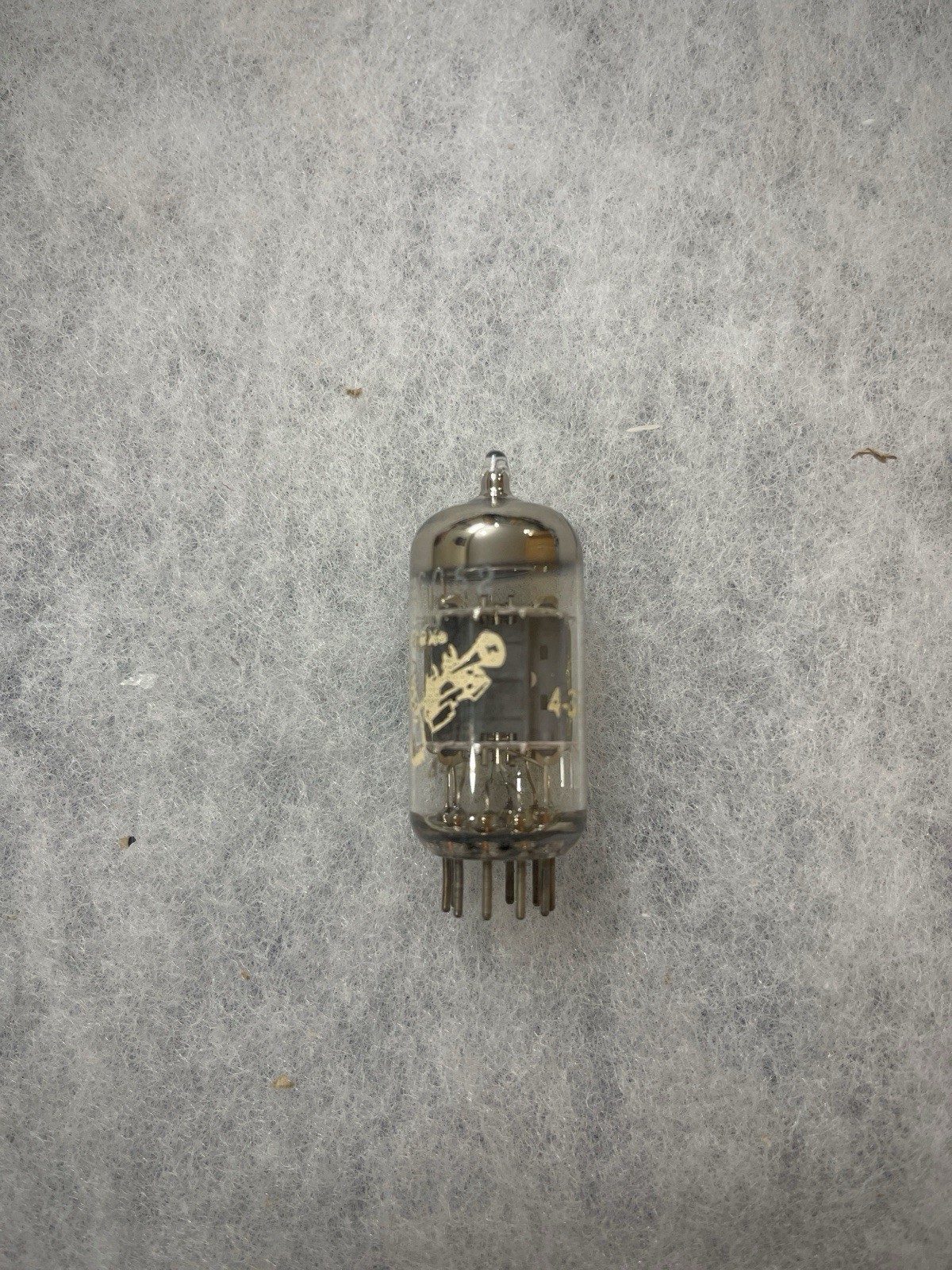 Amperex Textronix 12AU7 ECC82 Short Plate O Getter, NOS Tested Balanced