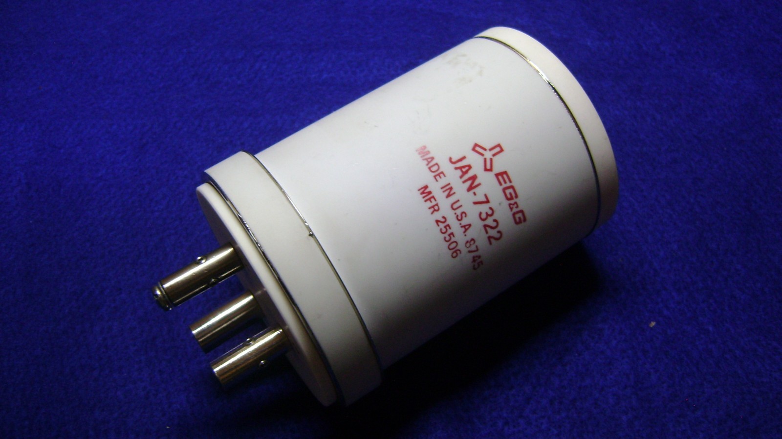 EG&G JAN 7322 1802 Hydrogen Thyratron Tube BIN $195 With FREE SHIPPING