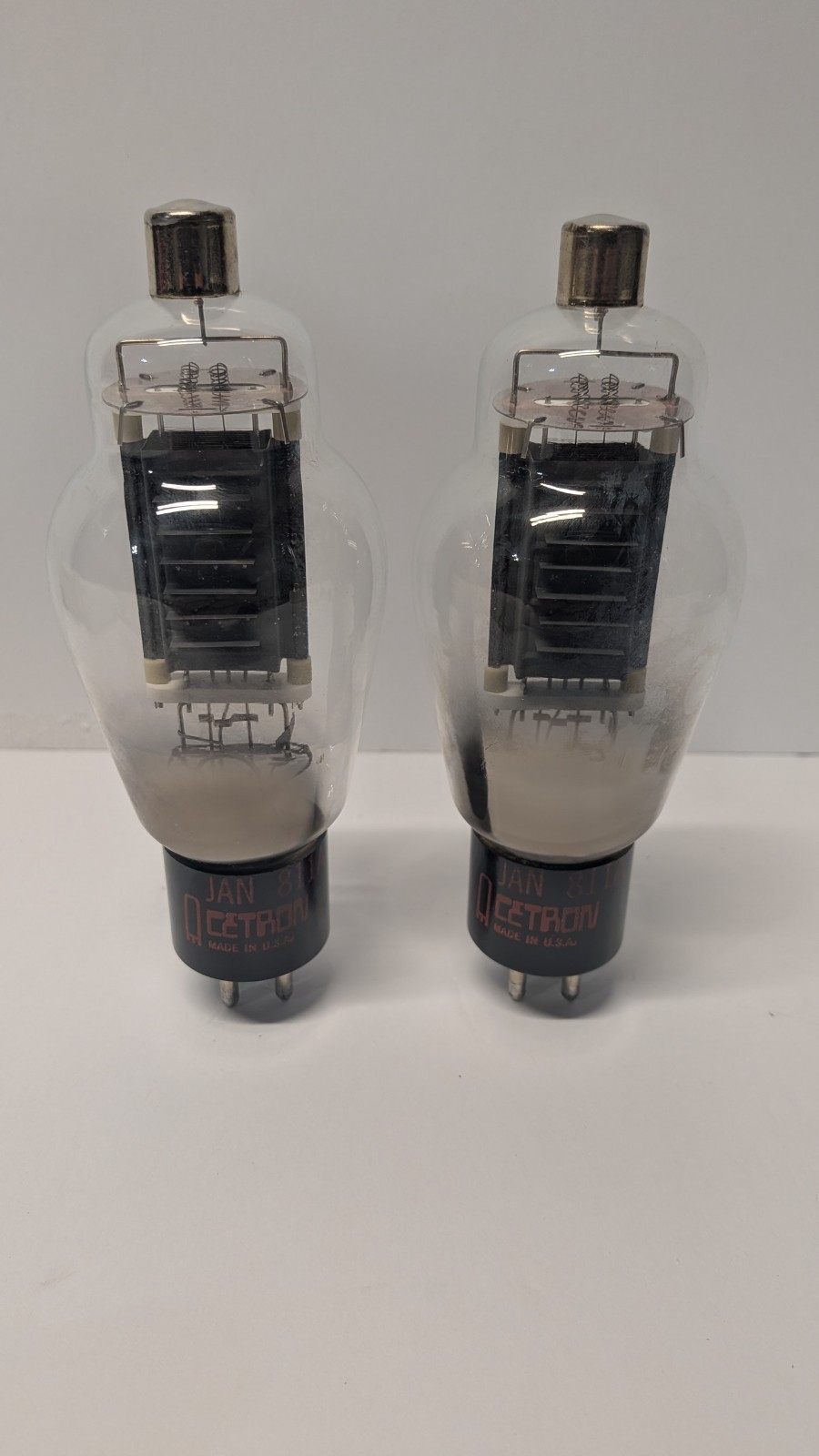 Two NOS Cetron Mil Spec 811A RF Power Amplifier Tube – 5/88 Manufacture Date
