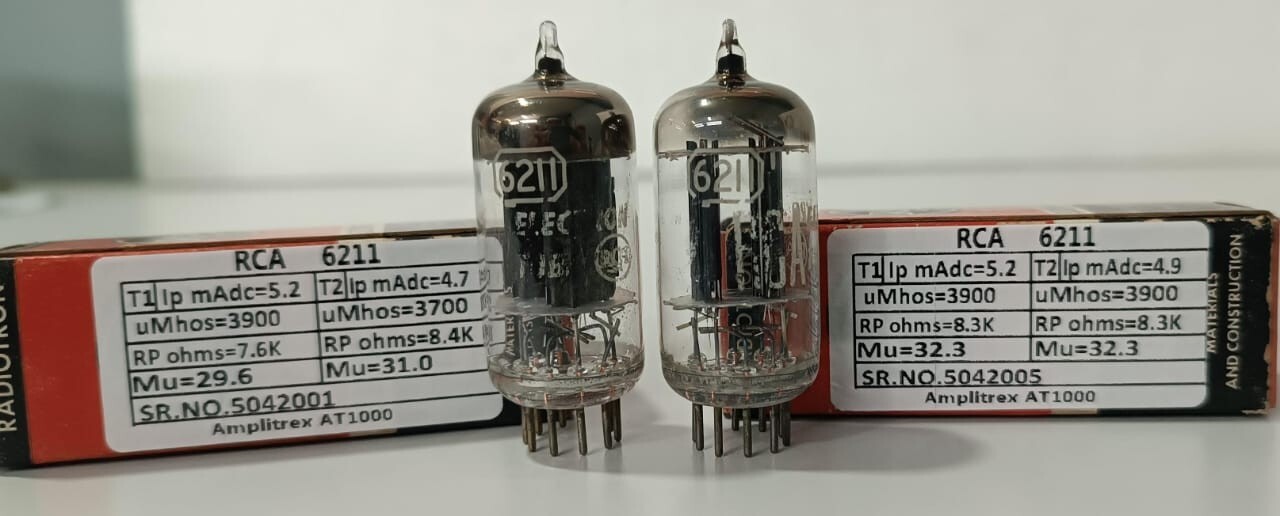6211 RCA nos tube UNited States preamp test strong