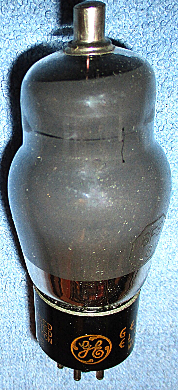 1 NOS GE 6F8-G Vacuum Tube – 1943 Vintage Black Plate Audio Twin Triode