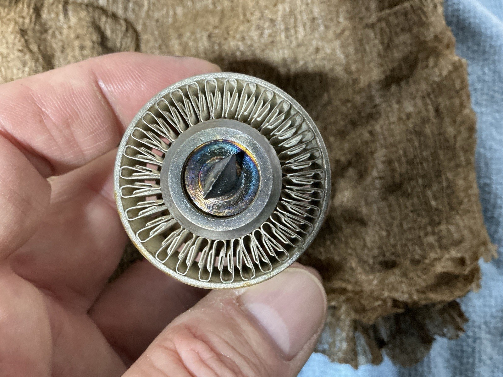 Experimental EIMAC ? Vacuum Tube 7203 NOS transmitting DX232 AM-FM STATION ?