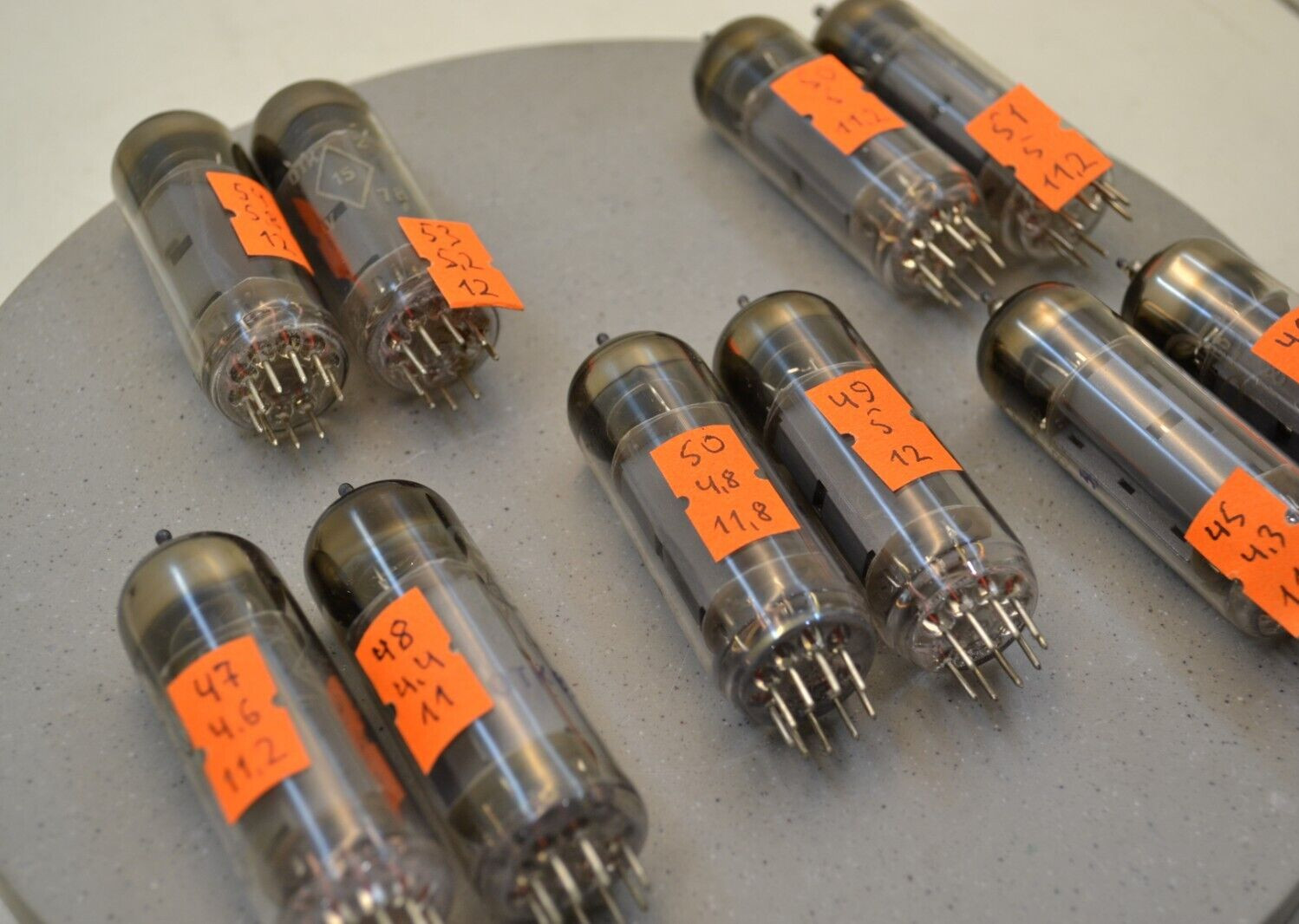 Matched pair 6P14P-EV (EL84M/6BQ5) – NOS TESTED – Vacuum Longlife Pentode tubes