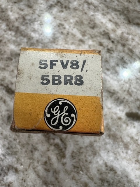 GE General Electric Electronic Tube 5FV8/5BR8 NOS