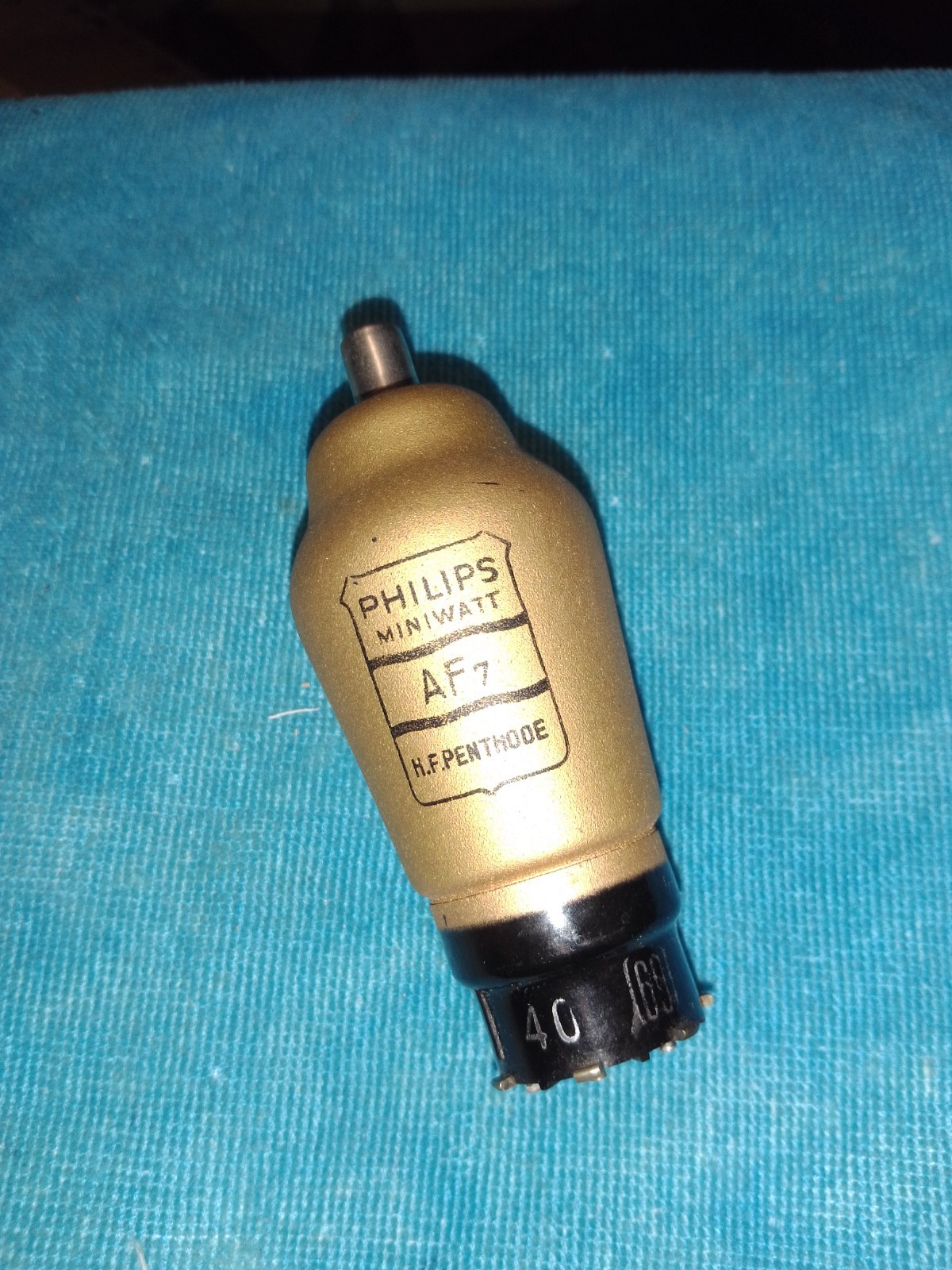 NOS PHILIPS MINIWATT AF7 PENTODE TUBE