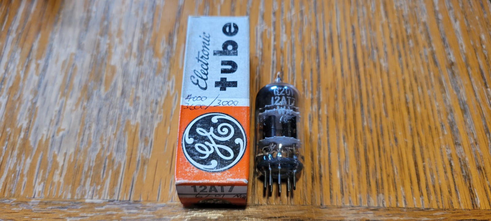GE NOS 6201 12AT7WA Vacuum Tube Tested