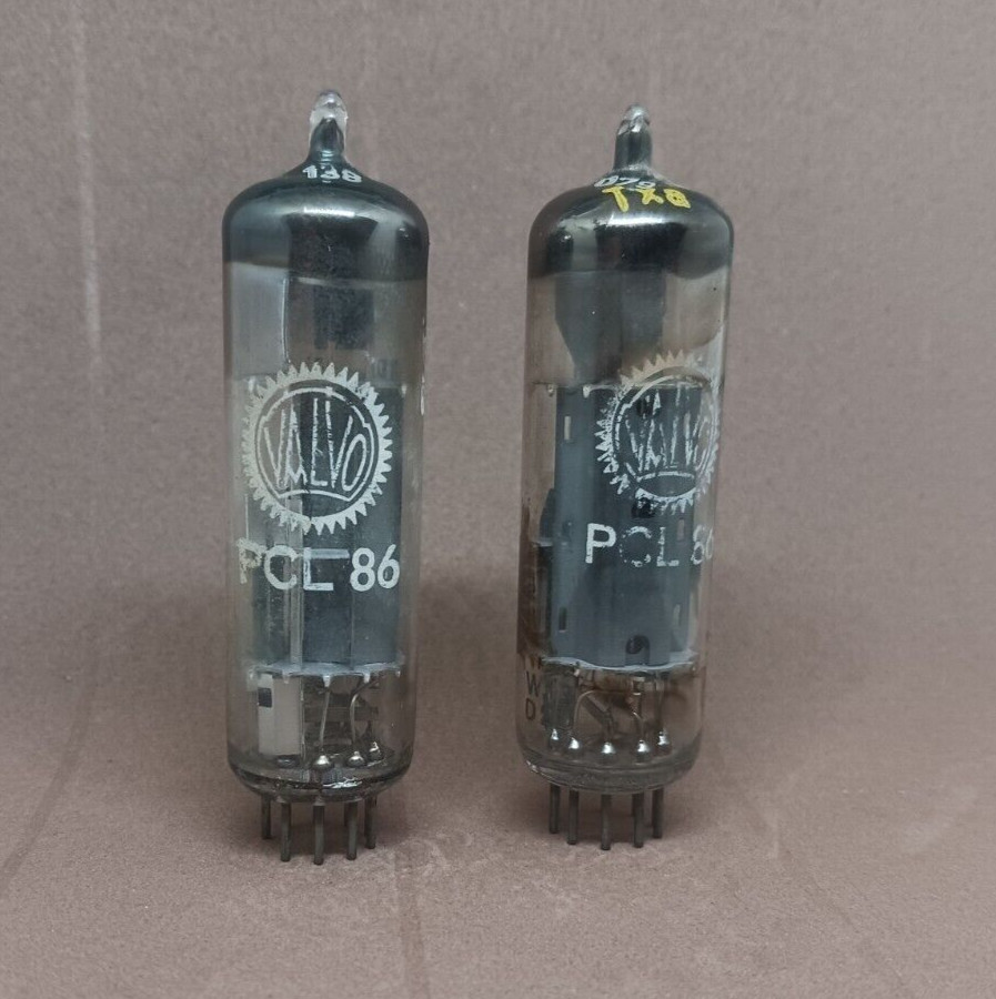 2 x PCL86 VALVO TUBE ;215