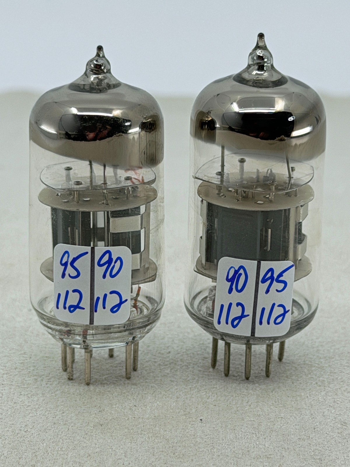 Matched Pair Ruby 12AX7A ECC83 New Production Triple Mica Test NOS Amplitrex