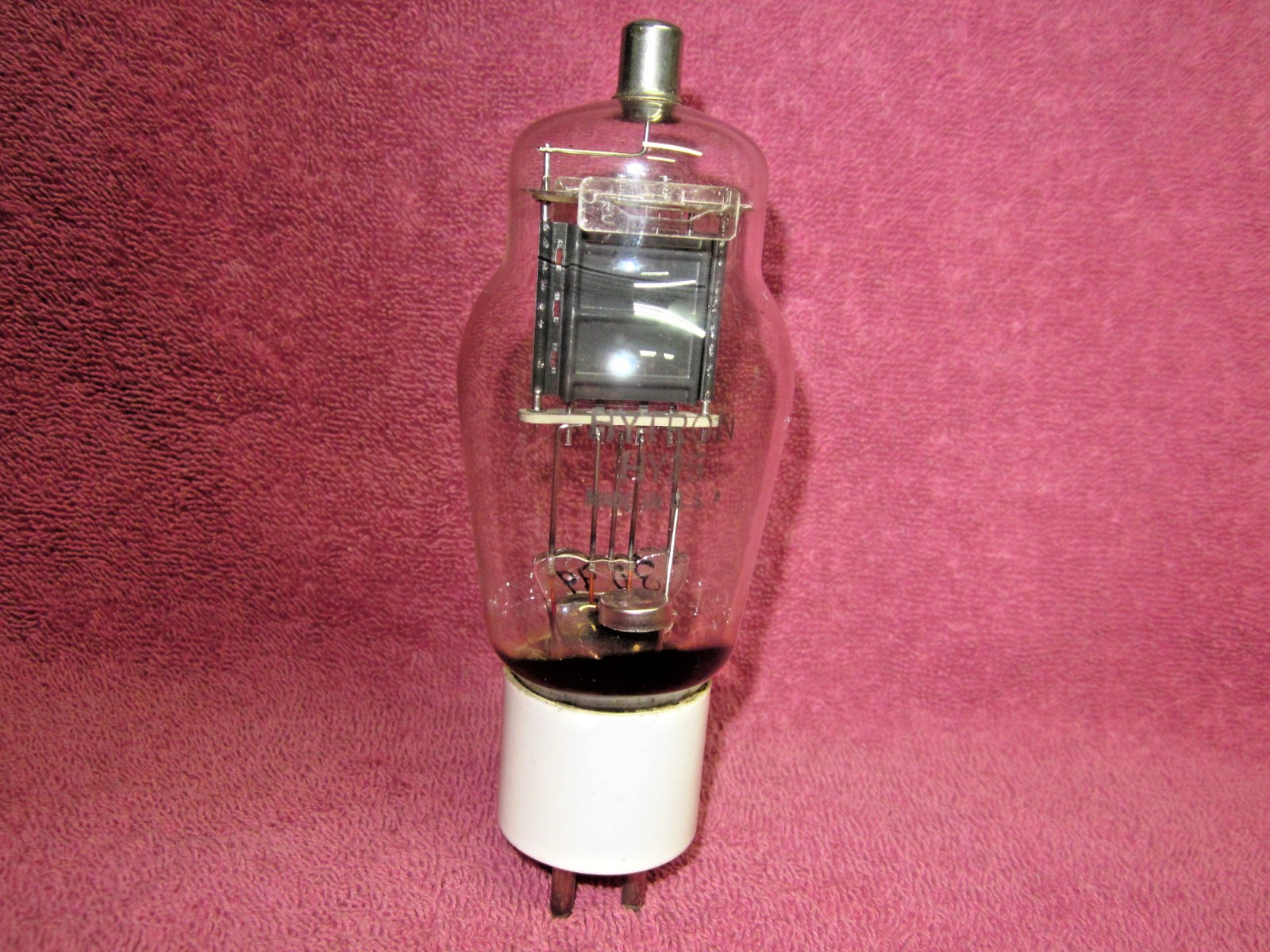 HYTRON HY25 Triode Tube ST-Shape Coke Bottle Ceramic Base TESTED!