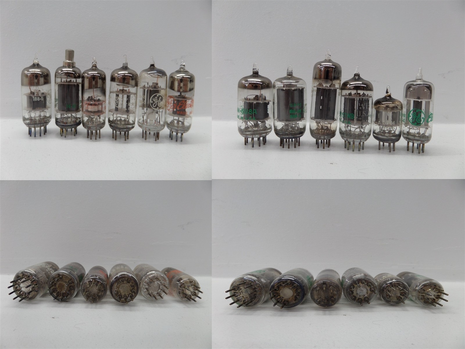 Mixed Lot Of 85 General Electric 12AU6 5Y3GT 6X5GT Electron Tubes