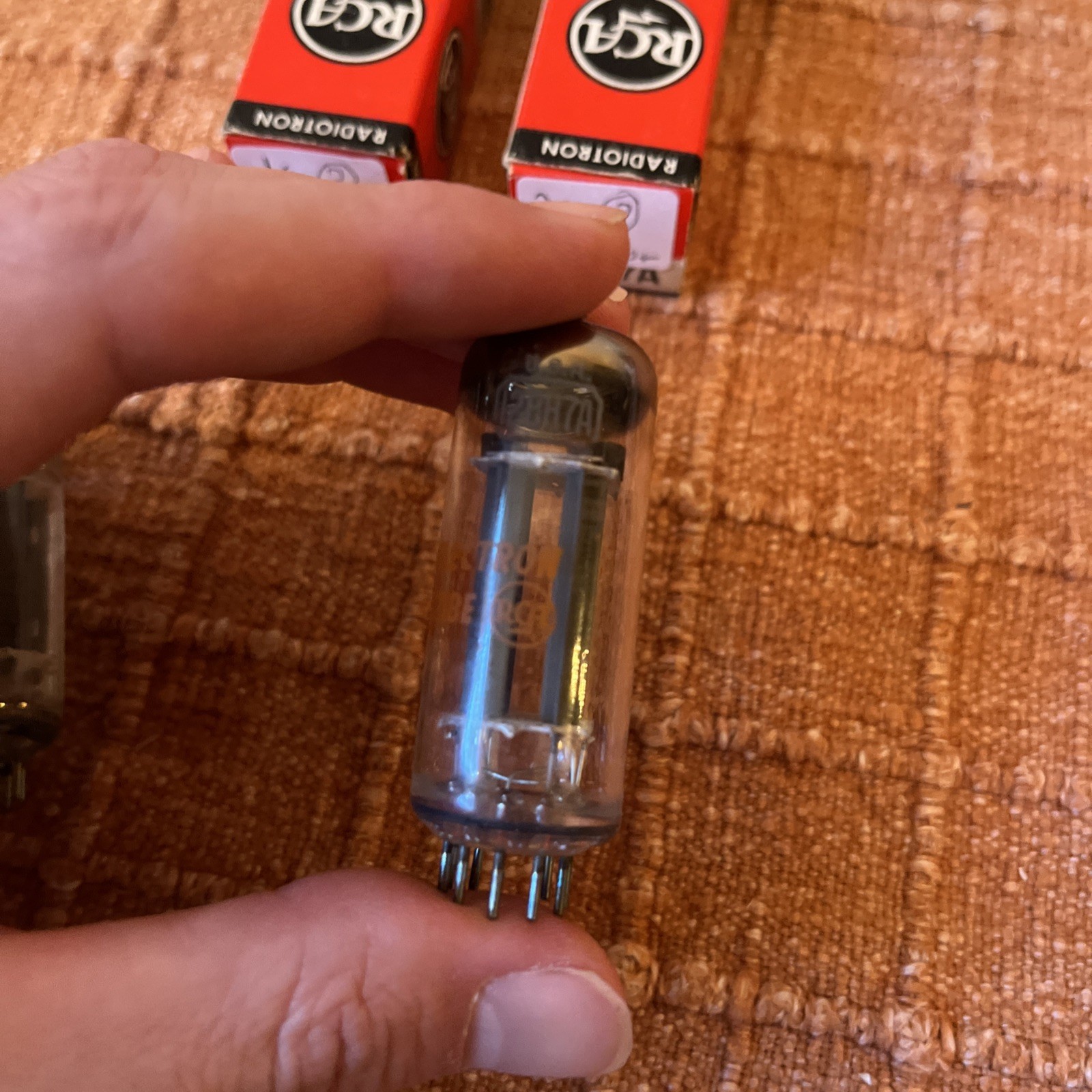 RCA Pair 12BH7A NOS Vacuum Tubes Hickock Reads 1000+ Matching Stamps