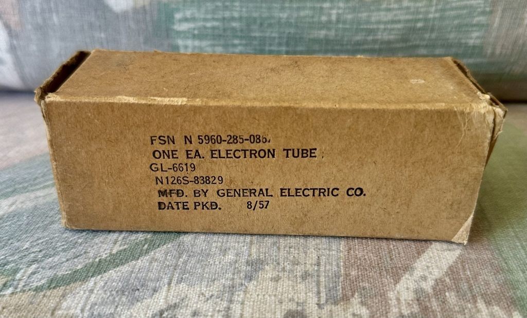 General Electric GL-6619 Gas Discharge Electron Tube – Vintage & Rare 1957