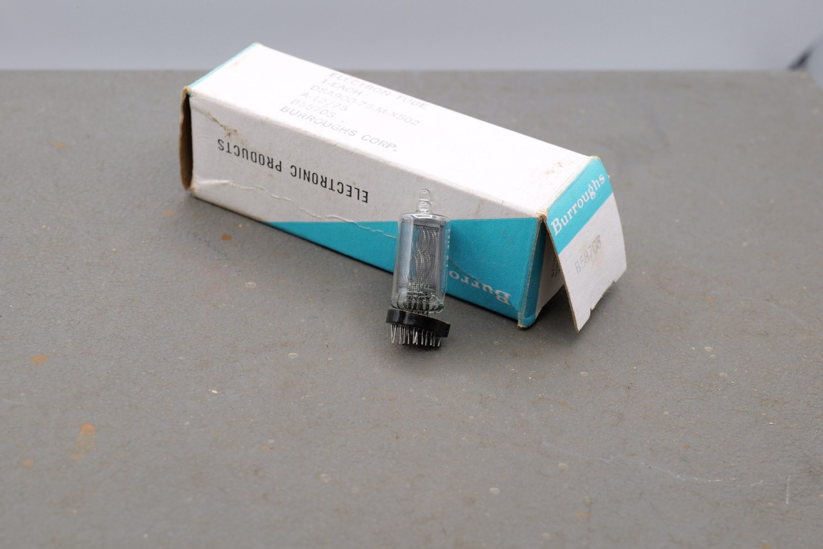 Burroughs B5870S Electron Tube NOS Vintage Calculator Nixie Type