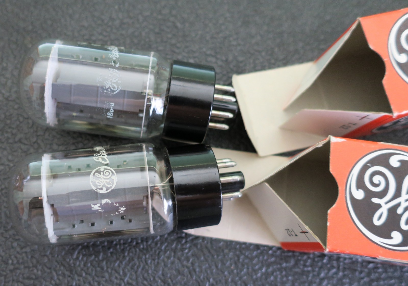 GE 6L6GC Vintage Matched Pair Power tubes w/ Original boxes – from KCANos Tubes