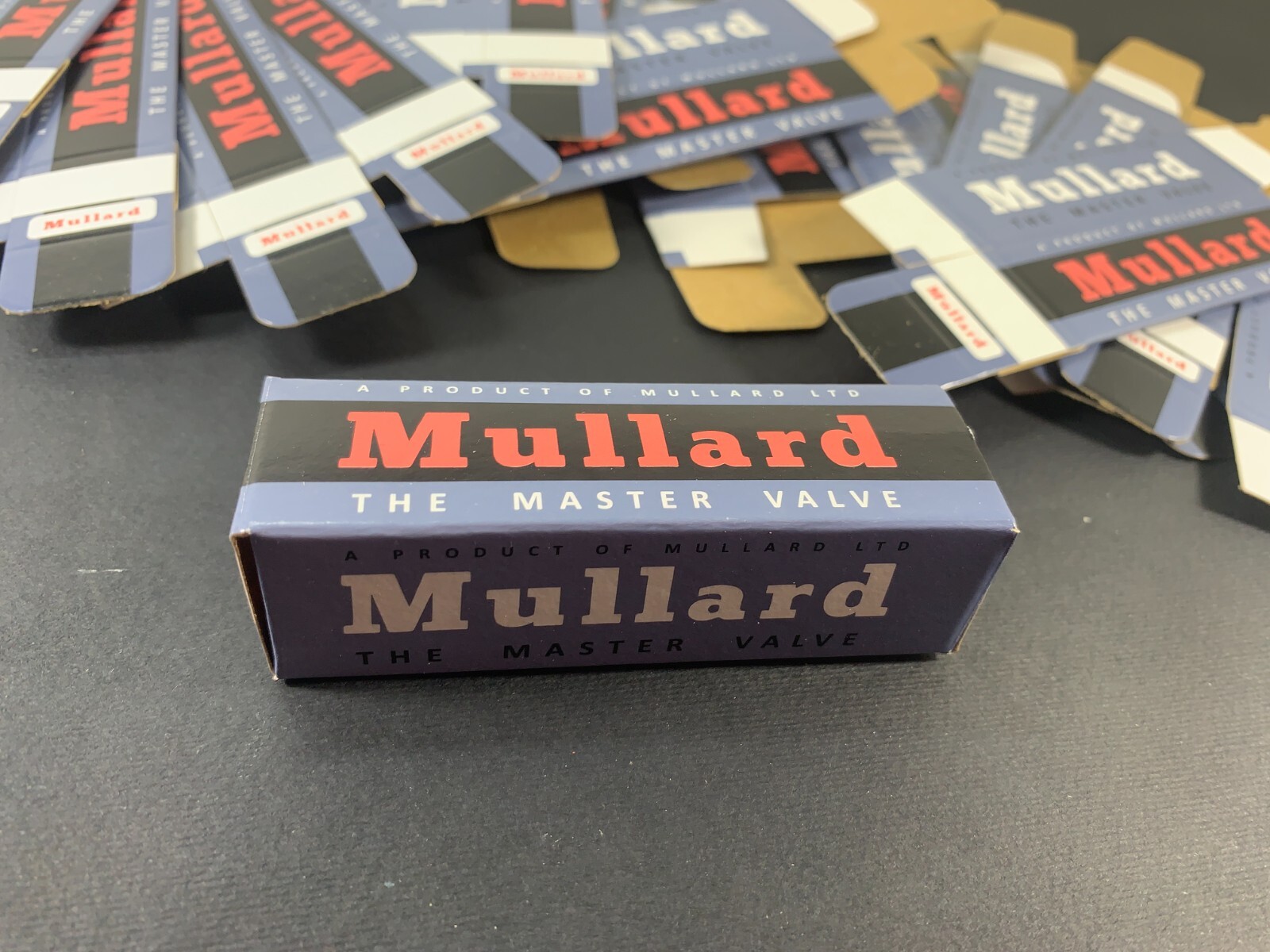 50 x Mullard BLANK CARTON BOX for Audio Tubes ECC83 ECC803S E188CC 12AX7