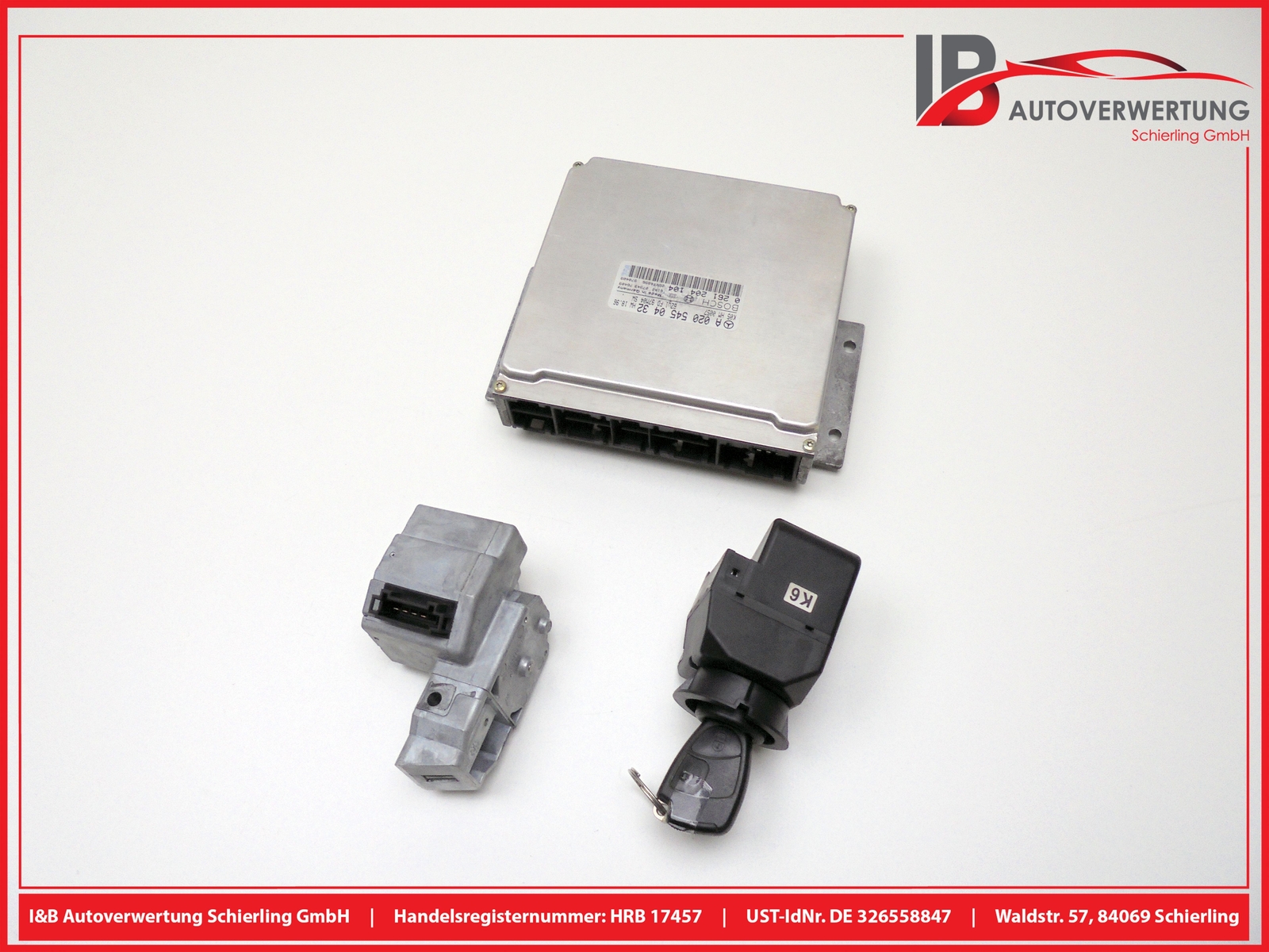 MERCEDES BENZ E-CLASS W210 ECU Engine SET A0205450432 0261204104 BOSCH