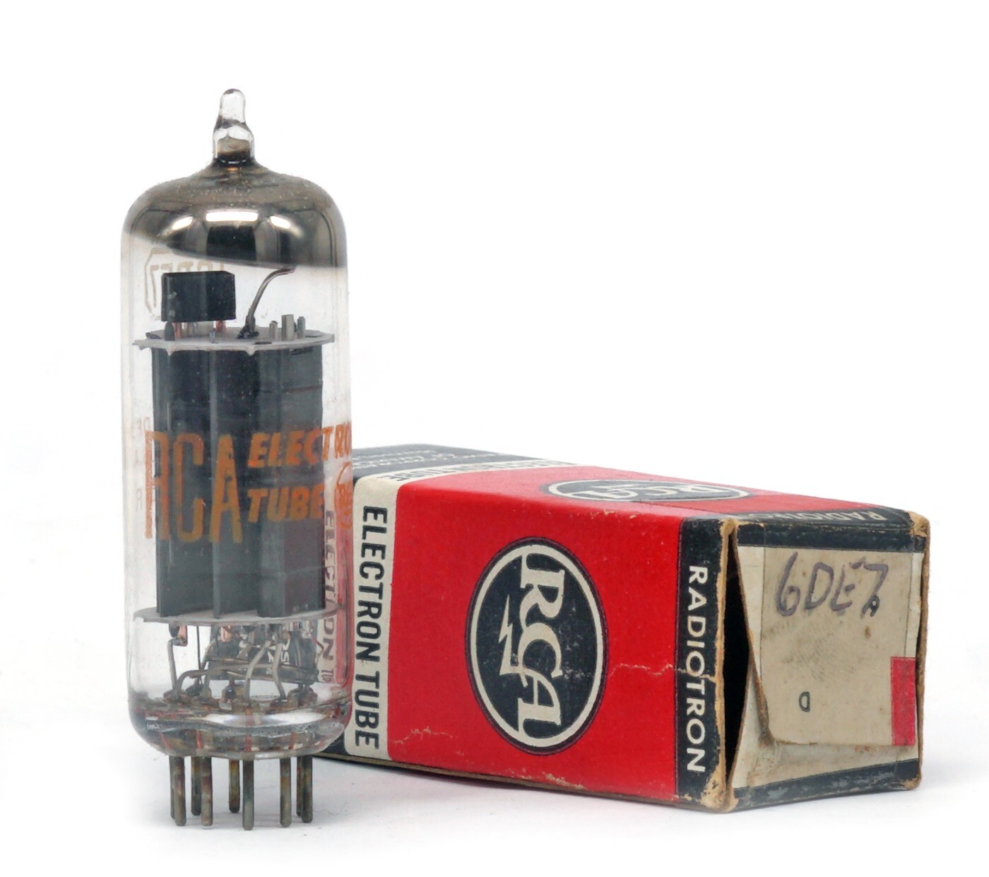 ONE 6DE7 RCA NOS Tube Röhre Valvola Lampe TSF Valve 진공관 真空管 电子管 Valve