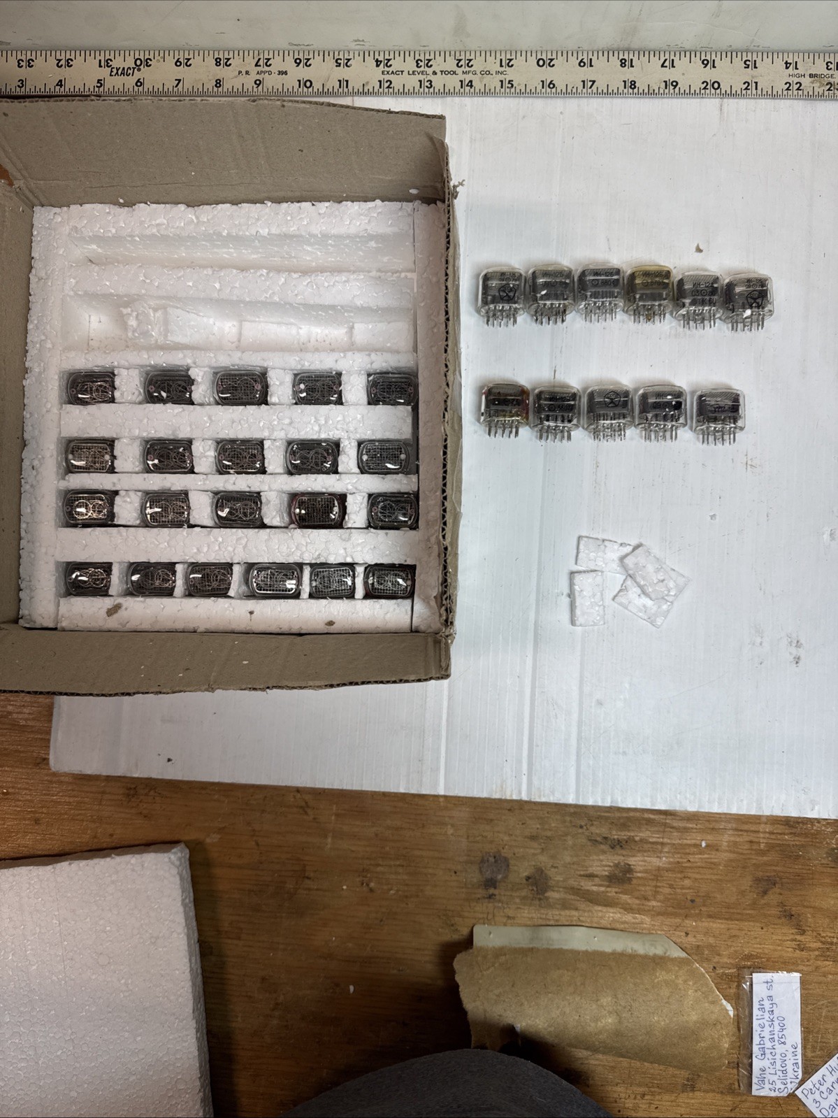 Mixed Bundle 32 IN-15A & IN-15B NEW NIXIE TUBE NOS Vtg IN15B IN15A CCCP