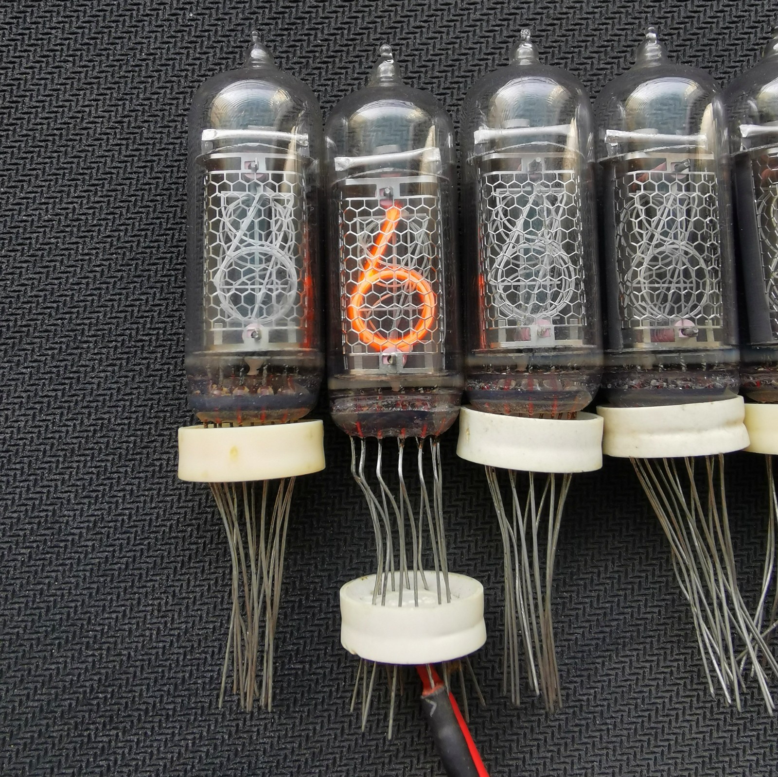 6pcs IN-14 IN14 ИН-14 NIXIE TUBES tested NEW for DIY NIXIE CLOCK soviet NOS
