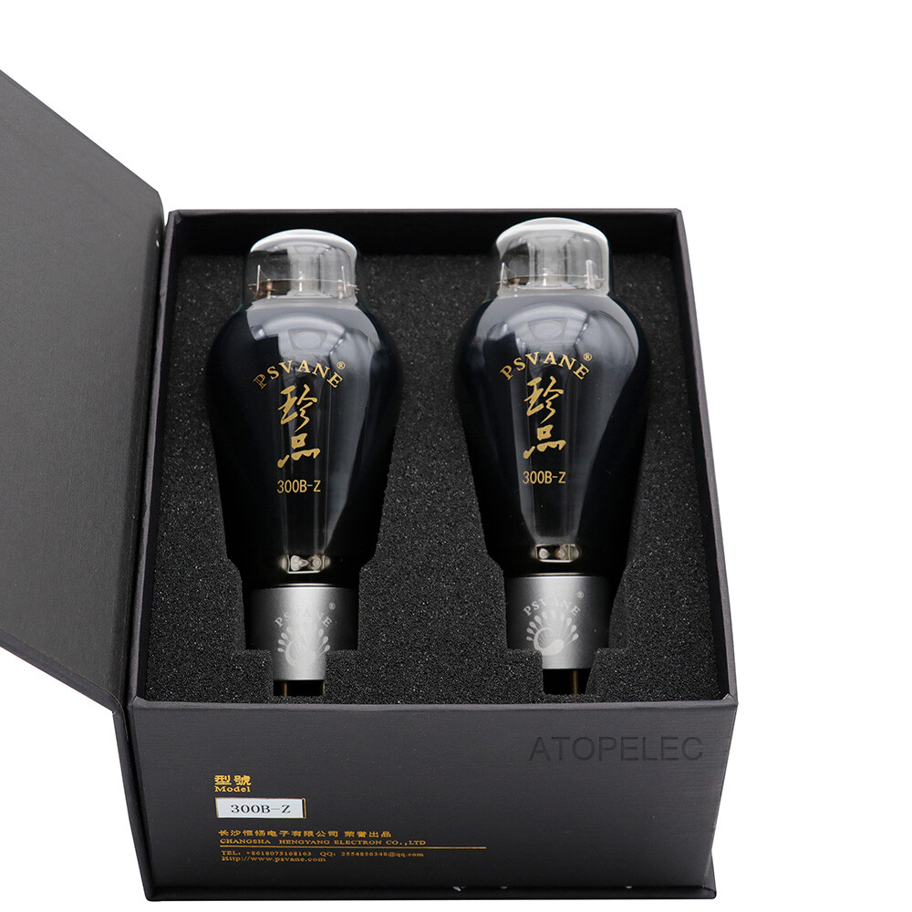 1 Matched Pair PSVANE 300B-Z TREASURE Collector Edition Vacuum Tubes 300B