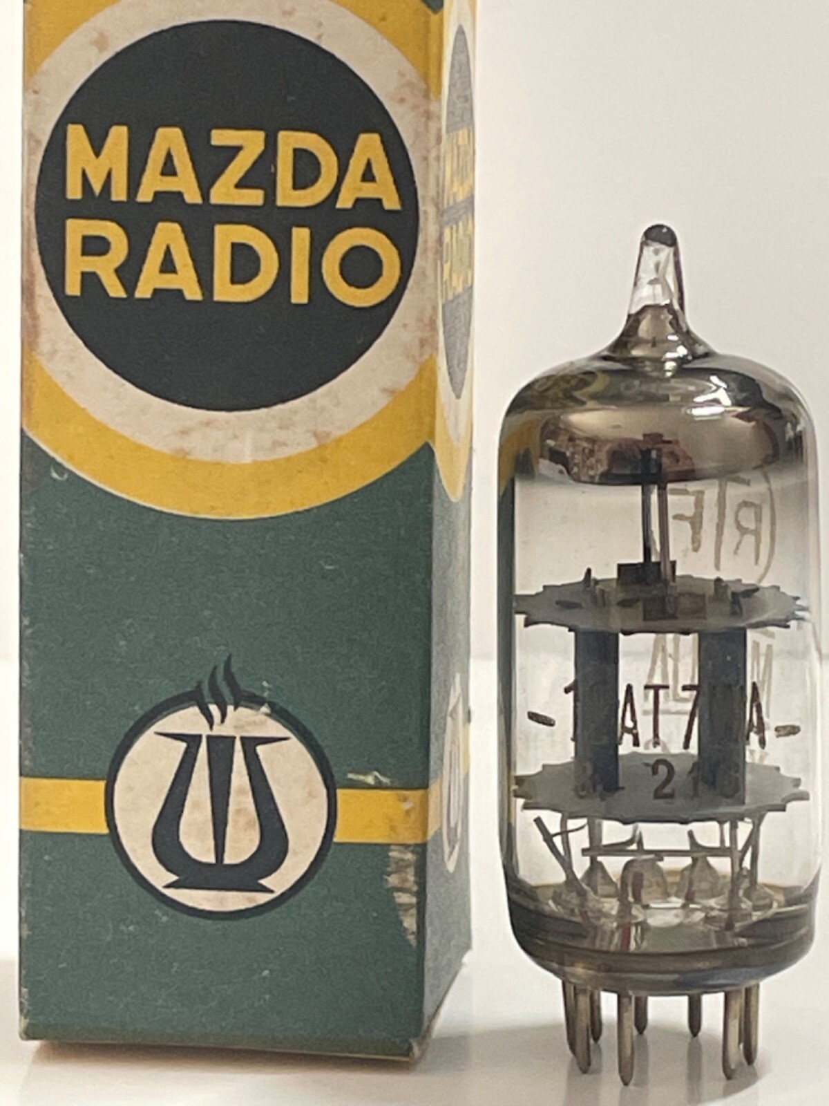 ULTRA RARE SEALED MAZDA ECC801S tube 12AT7WA 110% 112% AMPLITREX
