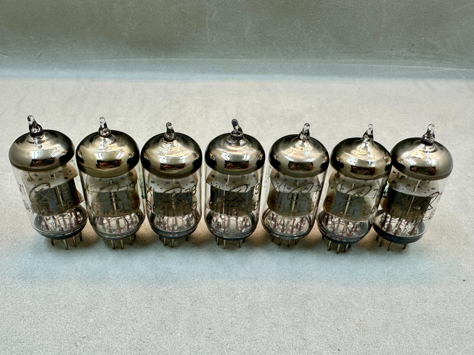 10 PCS 6N1P-EV (6N1P-EV,E88CC,6922) NEW NOS SAME DATE 79’s RARE OTK SEALS ANODE