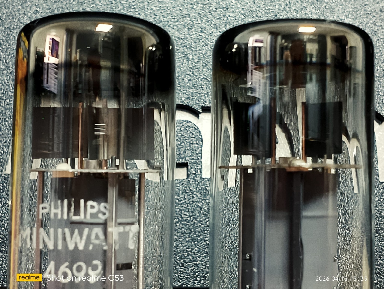 PHILIPS 4699 EL6 (EL34) ’50s PAIR NOS NIB Amplitrex “VACUUM TUBE”