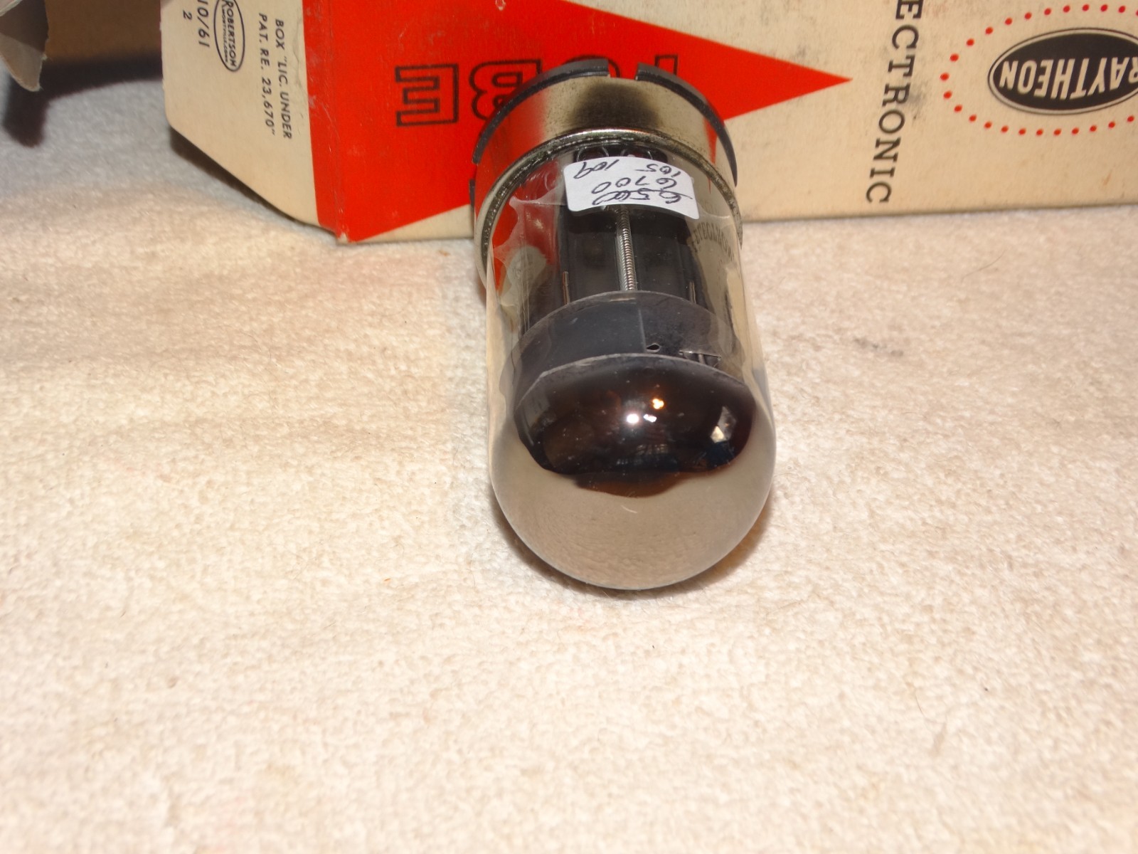 1 x CK6080 (6AS7) Raytheon Tube*NOS-NIB*Mil Specs*Very Strong Testing*#4