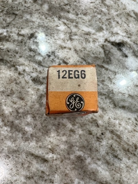 GE General Electric Electronic Tube 12EG6 NOS