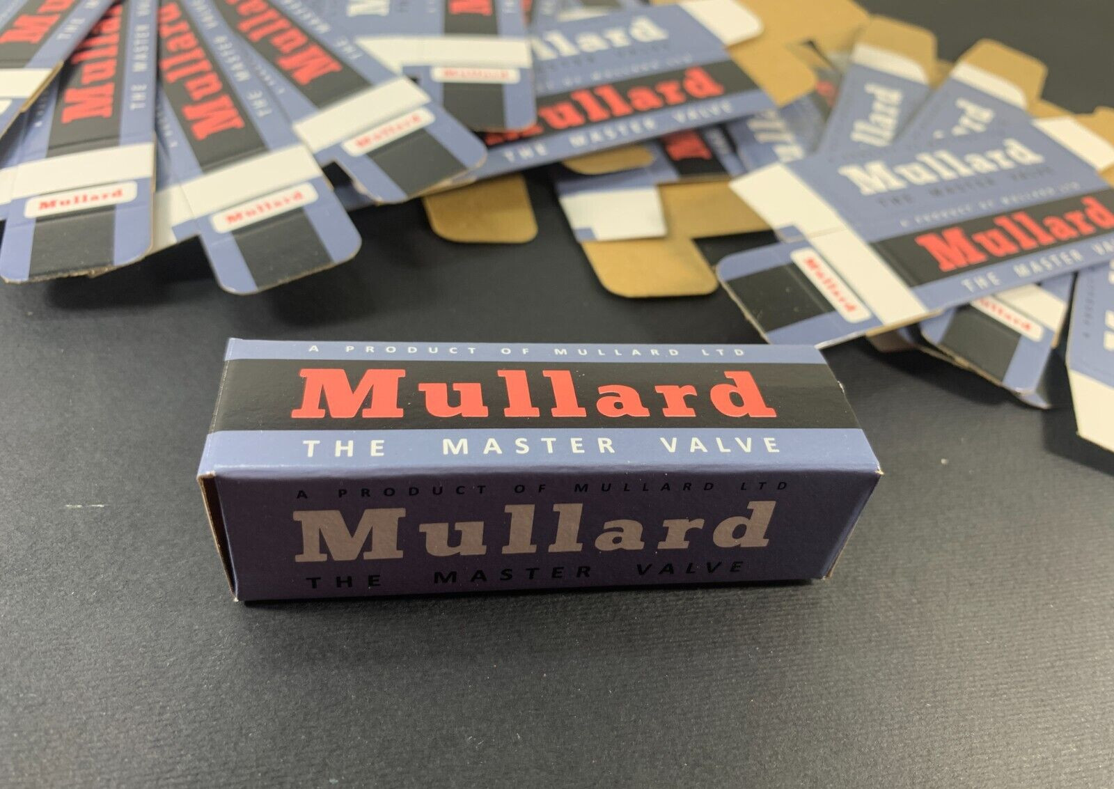 50 x Mullard BLANK CARTON BOX for Audio Tubes ECC83 ECC803S E188CC 12AX7