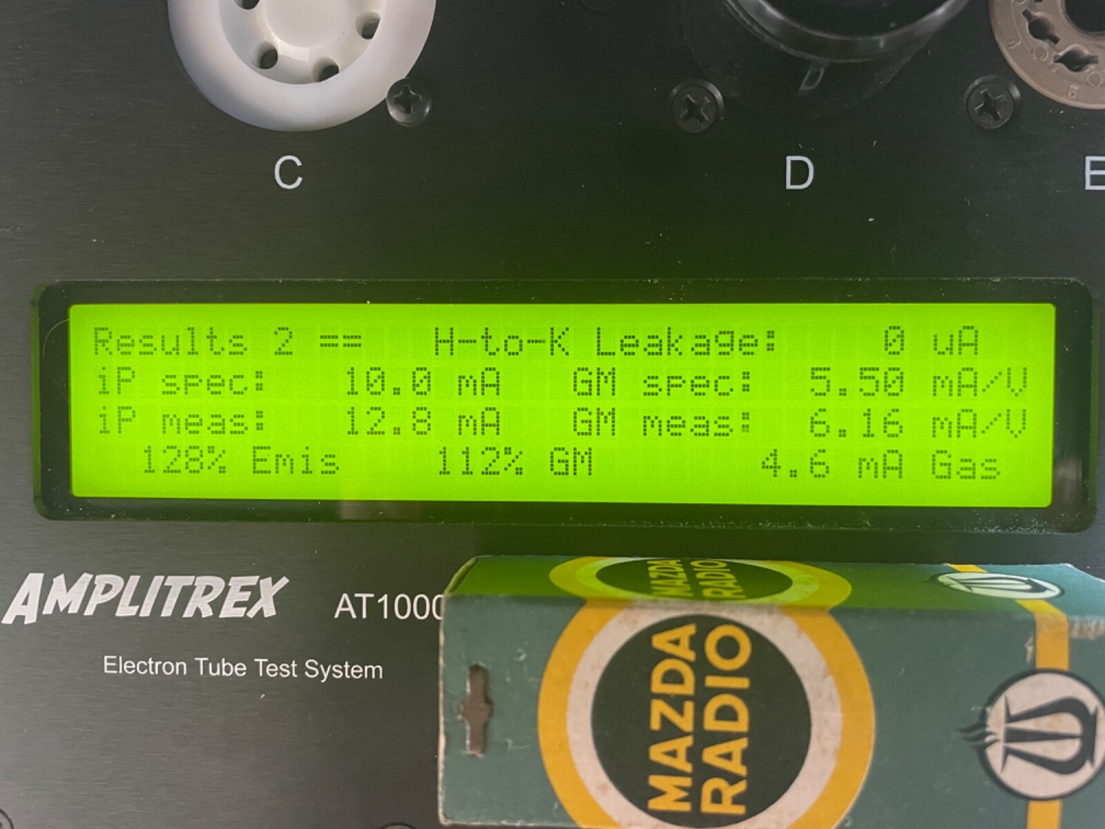 ULTRA RARE SEALED MAZDA ECC801S tube 12AT7WA 110% 112% AMPLITREX