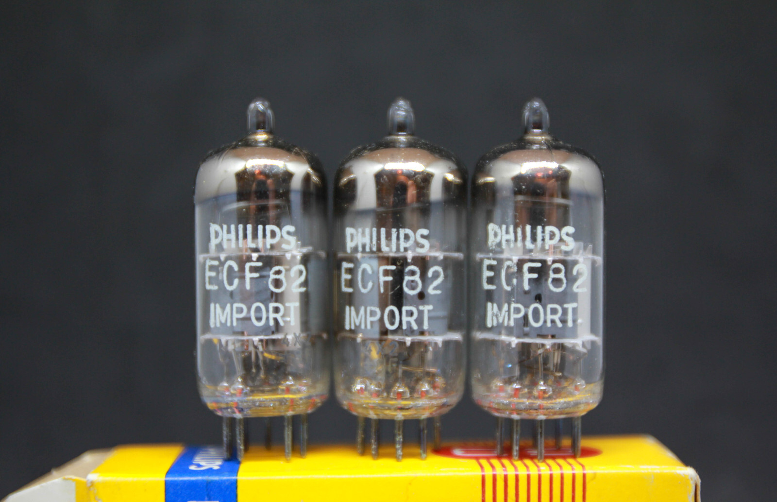 Philips (Siemens) ECF82 x 3 matched NOS