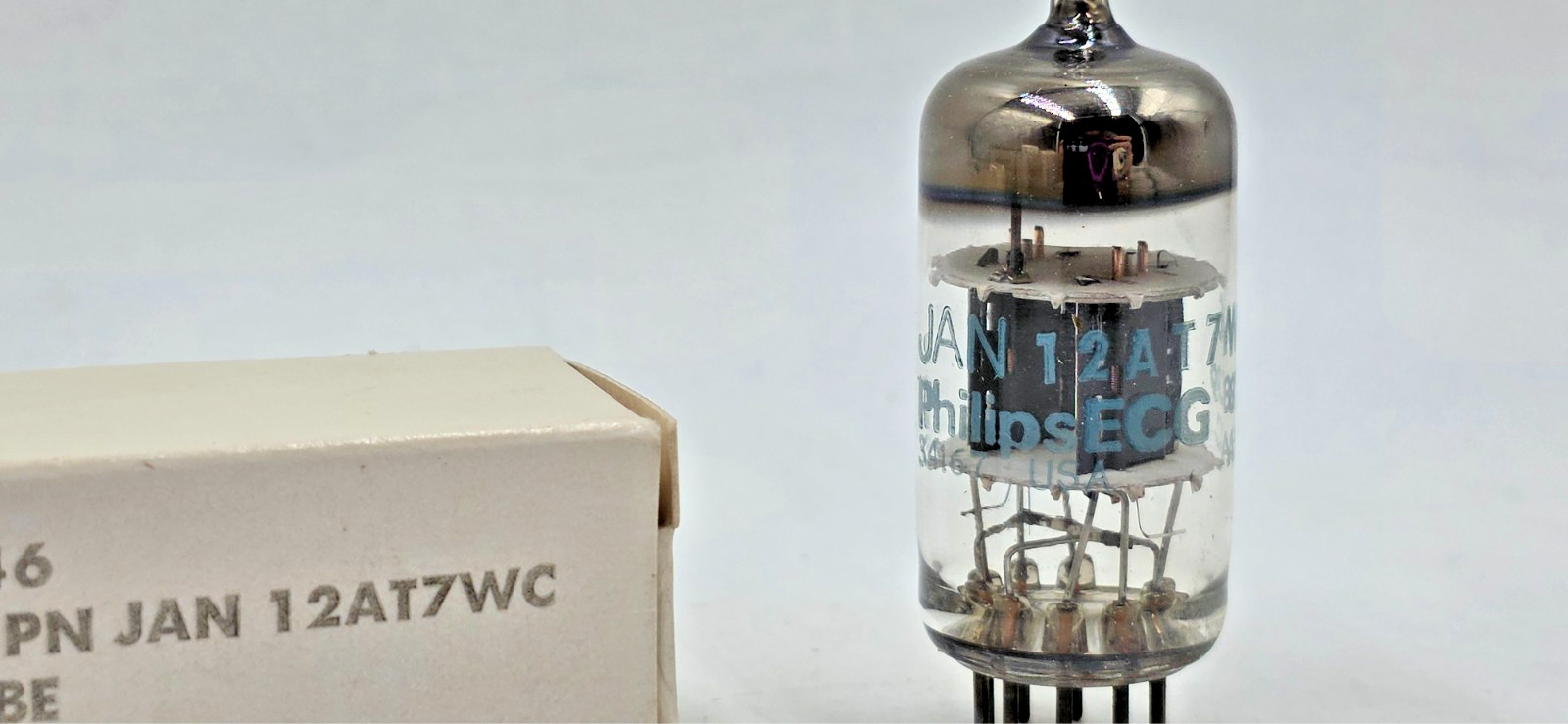 12AT7WC / ECC81 JAN Balanced Tube (New Old Stock) Test NEW 1YearWarranty 6201