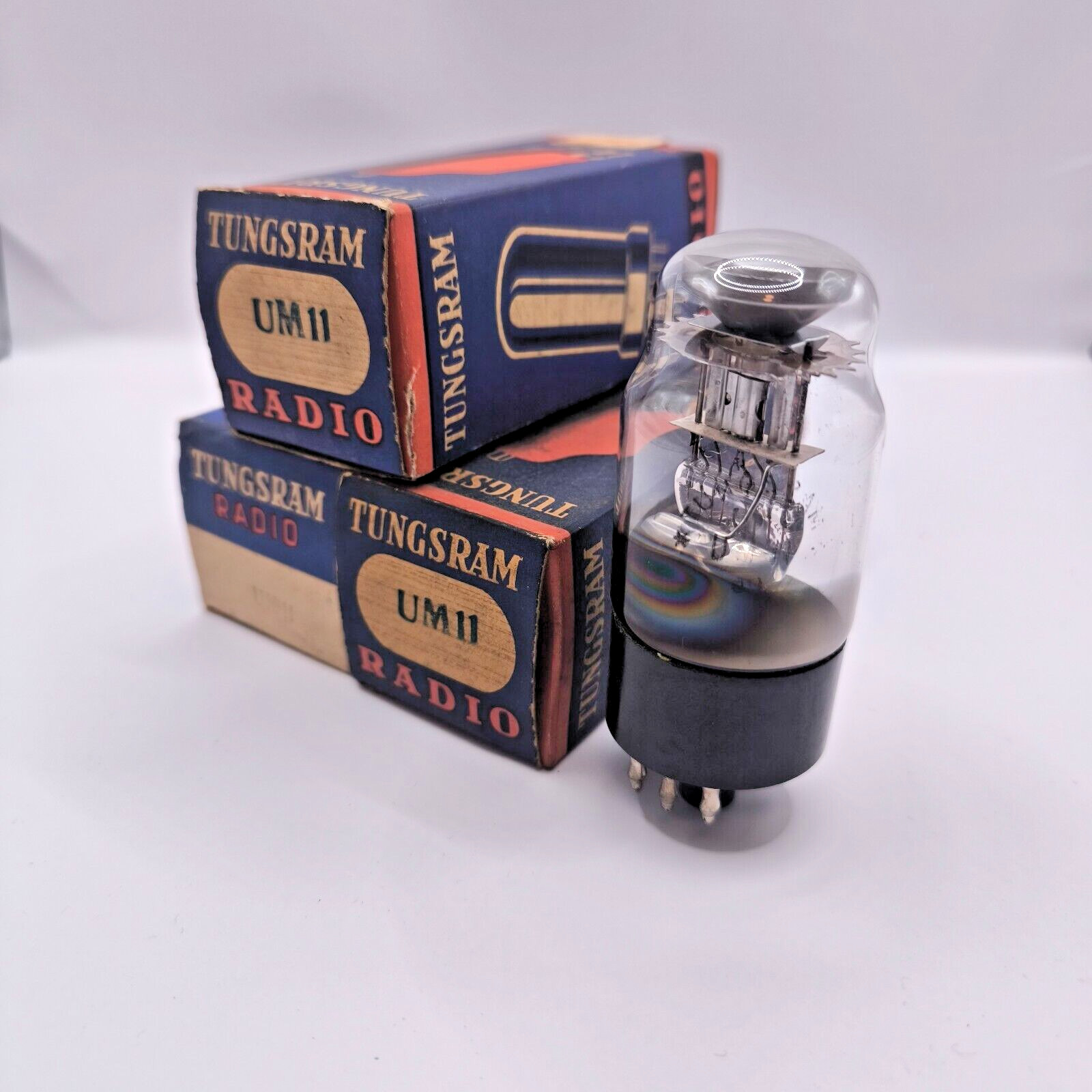 Tungsram UM11, magic eye tuning indicator, NOS NIB, made in Hungary