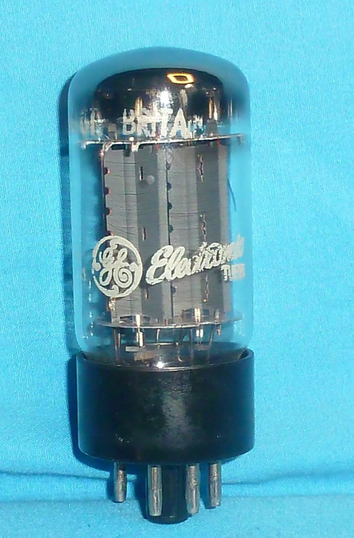 1-Mullard 5AR4 GZ34 Labeled for GE Vintage Electronic Full Waive Rectifier