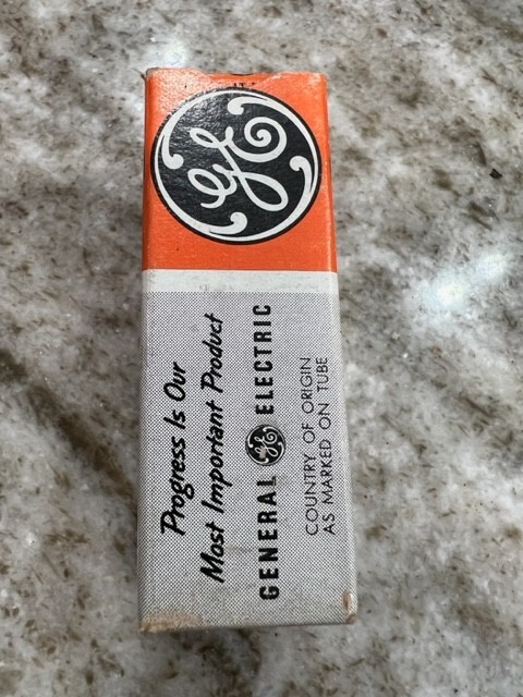 GE General Electric Electronic Tube 5FV8/5BR8 NOS