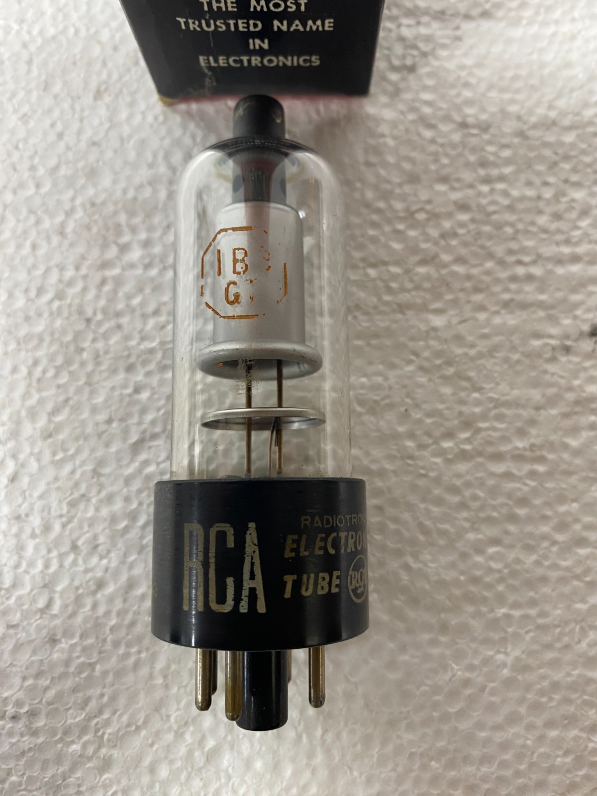 RCA Tubes 6L6G, 6F6G, 12BQ6/12CU6, 6F5G, 1B3GT, 25CD6GB (lot of 7)