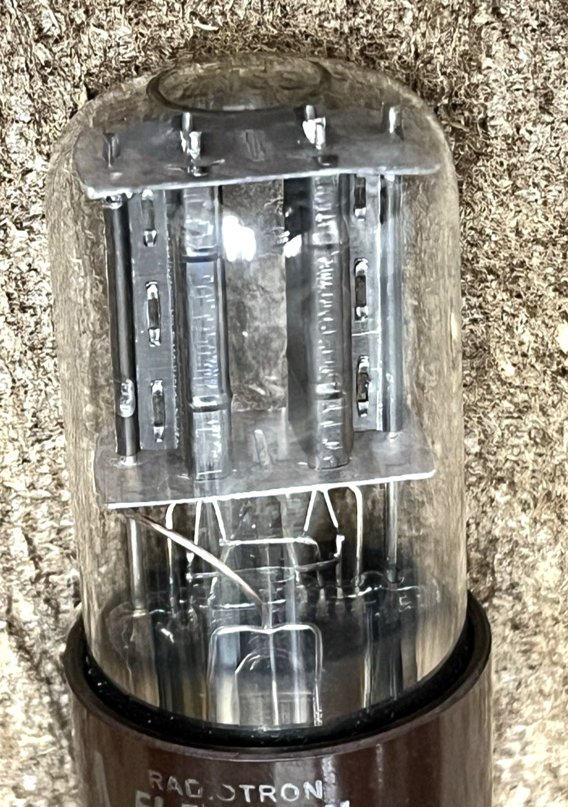 VERY RARE NOS RCA 6SN7GT BAD BOY 3 HOLE PLATES *BROWN BASE TUBE VT-231 USA MINT