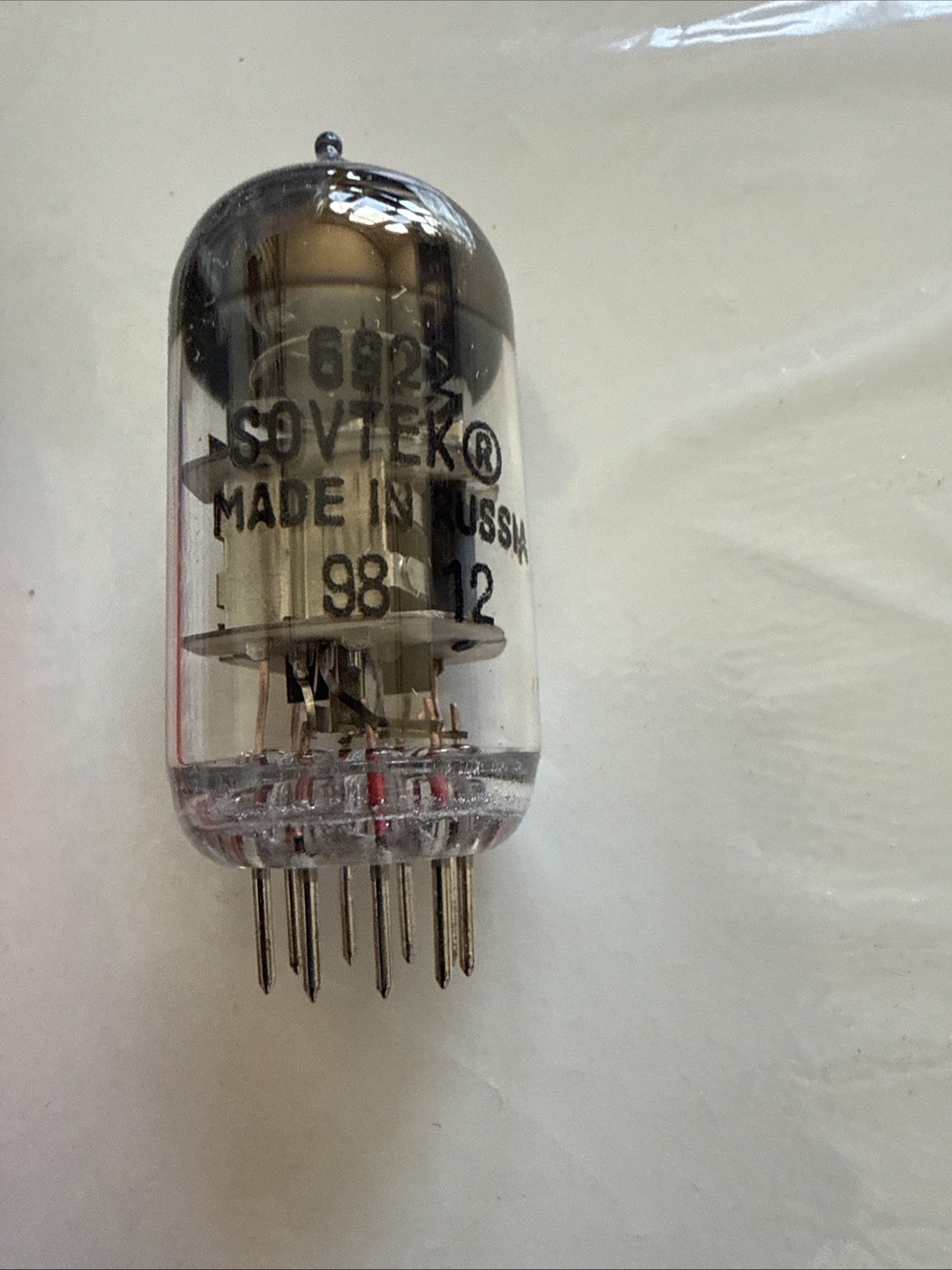SOVTEK 6922 Tube NOS Made In Russia 98-12 Tu15
