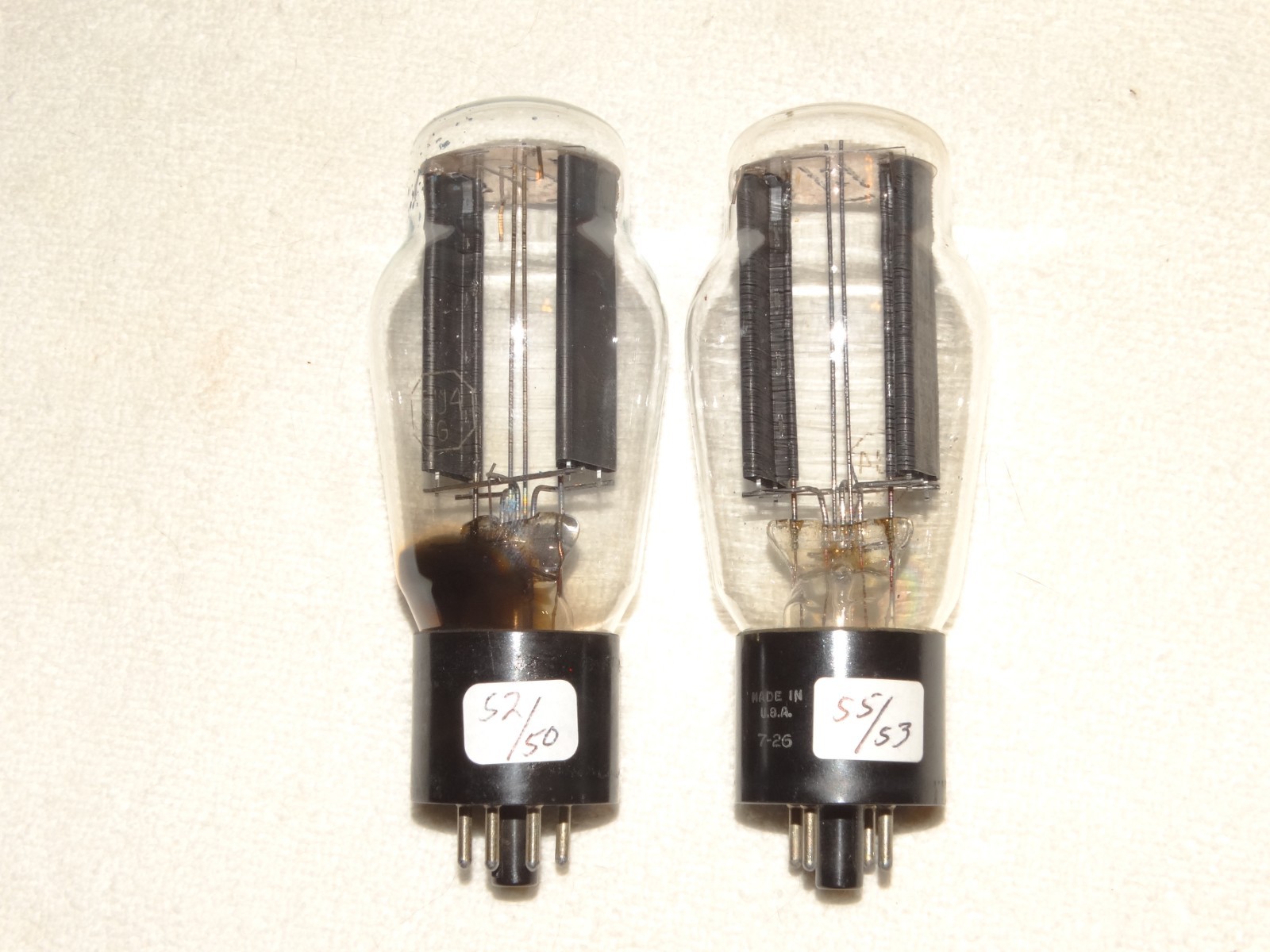 2 x 5U4g RCA Tubes*Hanging Filament D*Tested Good*#26