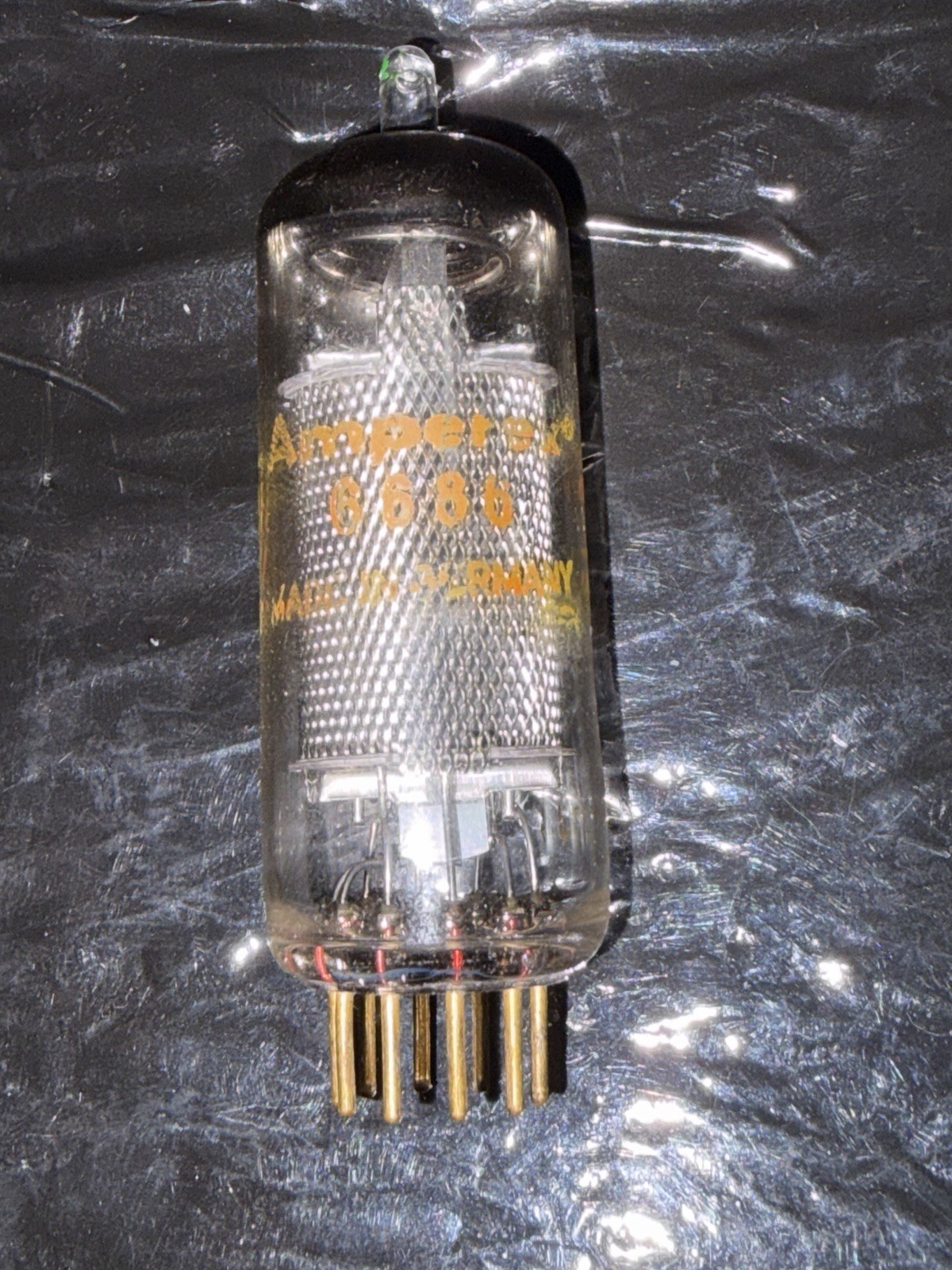 6686/E81L Premium Gold Pin D7J4 Amperex Label Valvo Power Amp Pentode Tube Rare