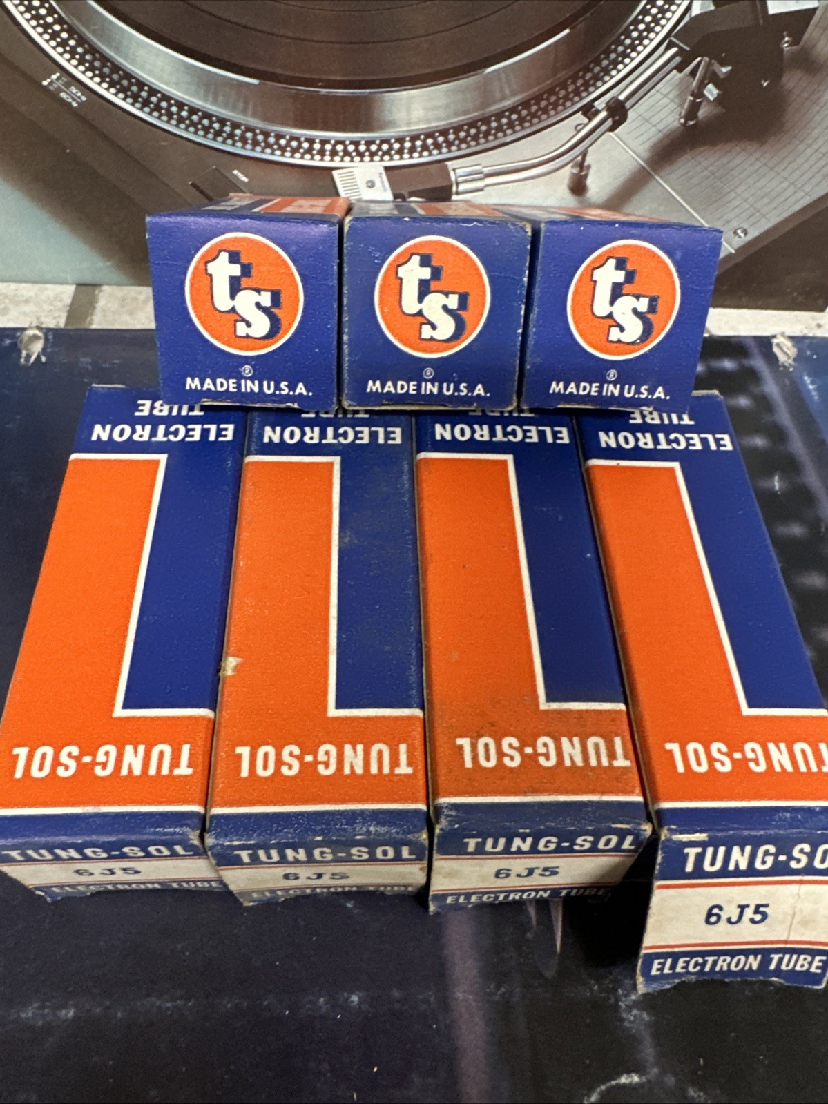 NOS 6J5 Vt-94 Tube Metal Audio Tubes Lot Of (7)