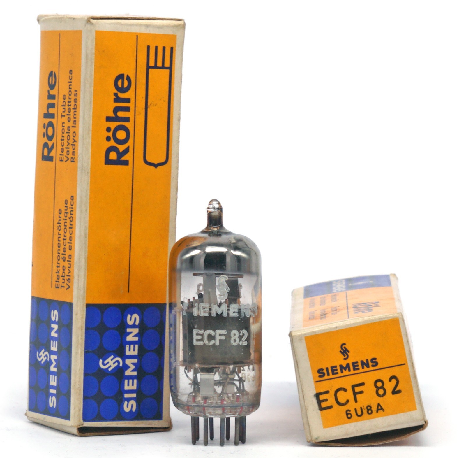 1 ONE ECF82/6U8 SIEMENS NOS GERMANY Tube Valvola Lampe Valvula 진공관 真空管 电子管 ù