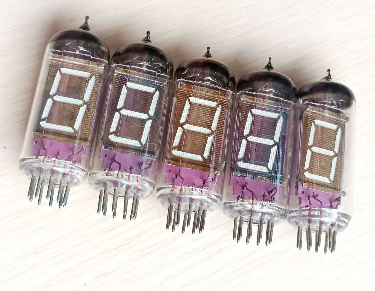 2 pcs IV-12 indicator VFD TUBE Nixie Clock display INDICATOR DIY USSR IN12 IN 12