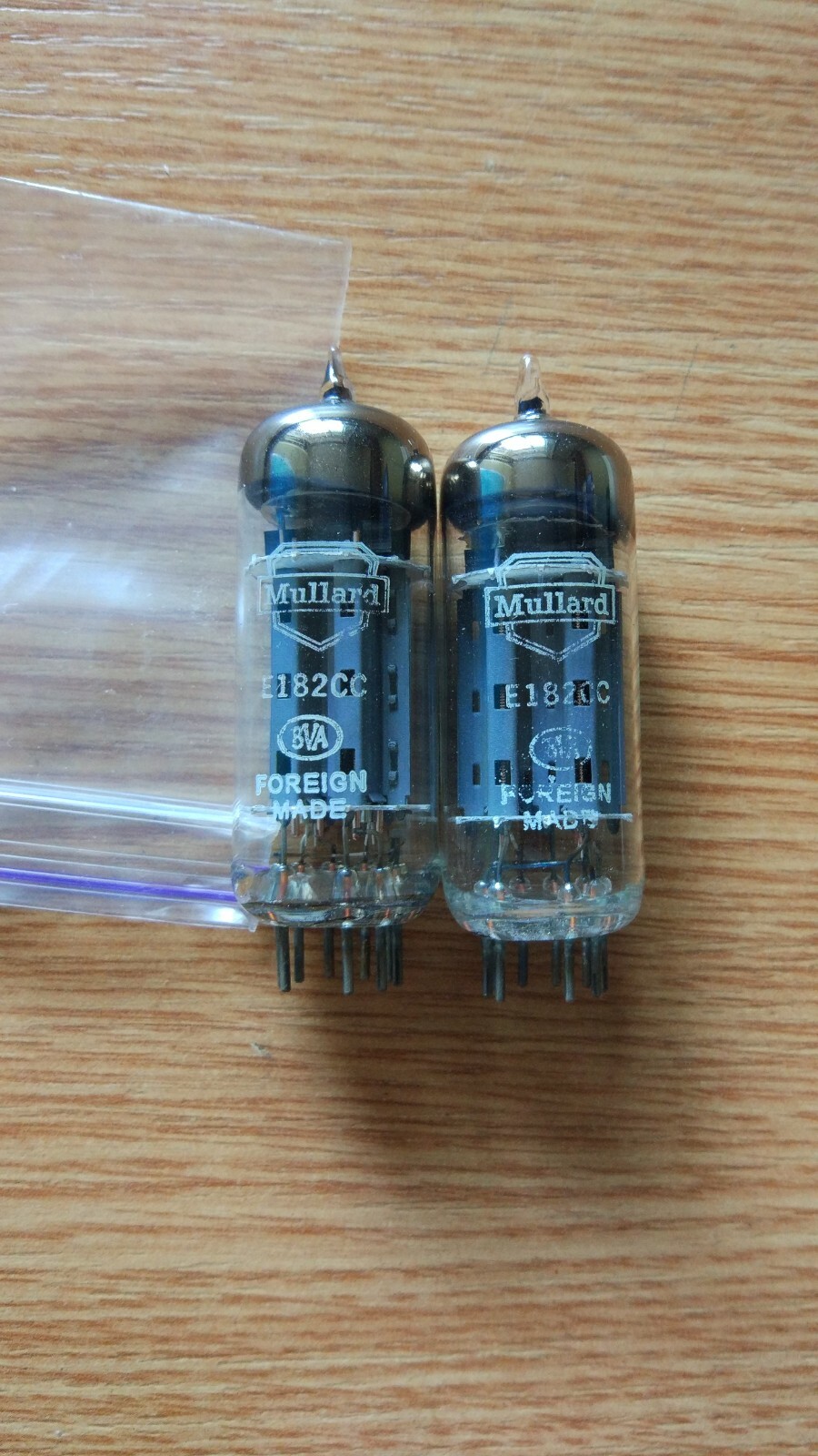 E182CC Mullard Matched Pair Old Stock