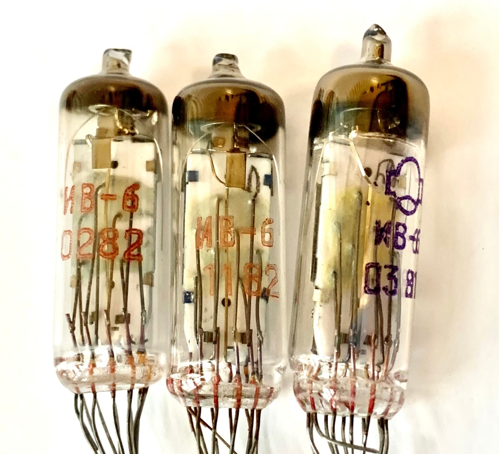 93 Pcs IV-6 Nixie Era VFD Vacuum Tubes – NOS New