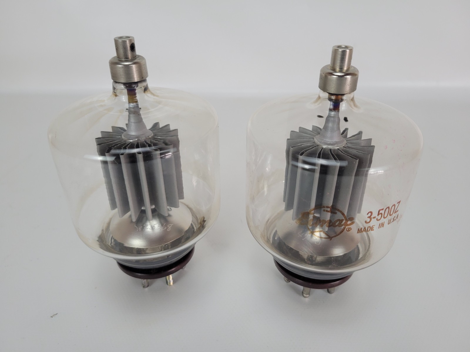 EIMAC 3-500Z TRANSMITTING VACUUM TUBE PAIR
