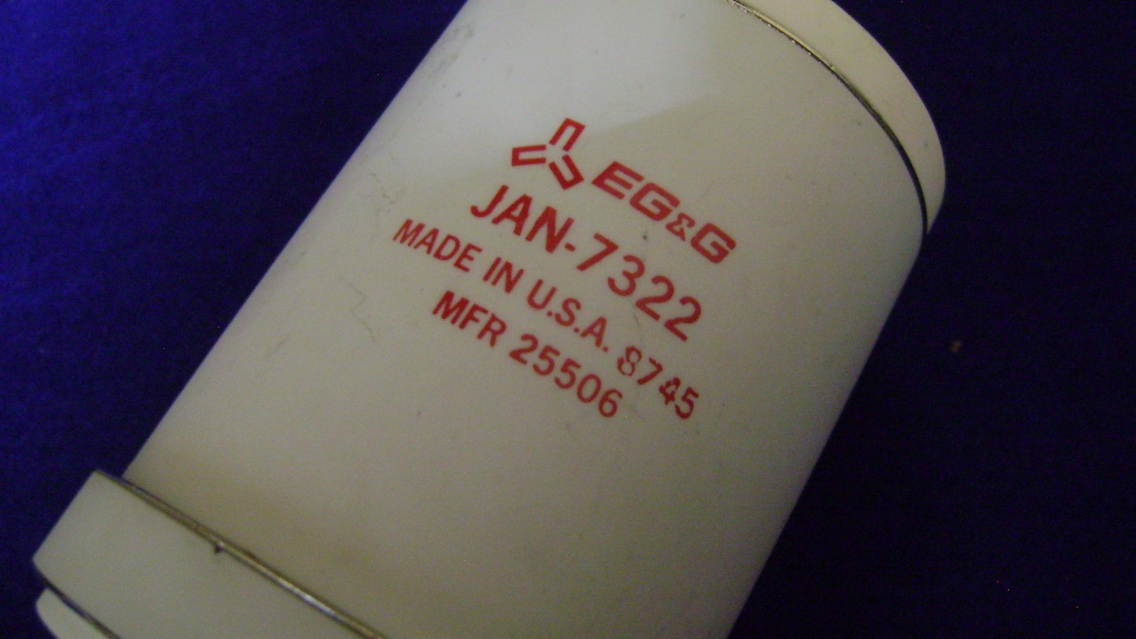 EG&G JAN 7322 1802 Hydrogen Thyratron Tube BIN $195 With FREE SHIPPING