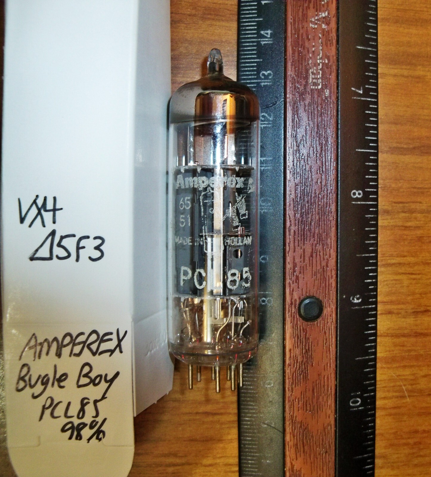 Strong AMPEREX Bugle Boy PCL85 Tube ~ HOLLAND